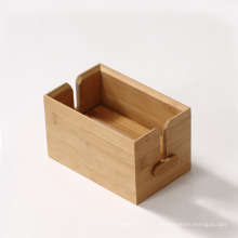 коробка для салфеток гостиница Бамбуковая деревянная коробка для салфеток